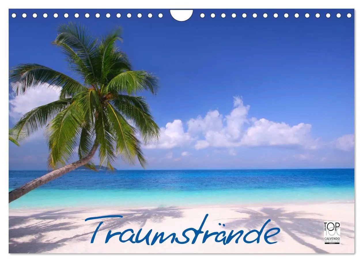 Cover: 9783516152449 | Traumstrände (Wandkalender 2026 DIN A4 quer), CALVENDO Monatskalender