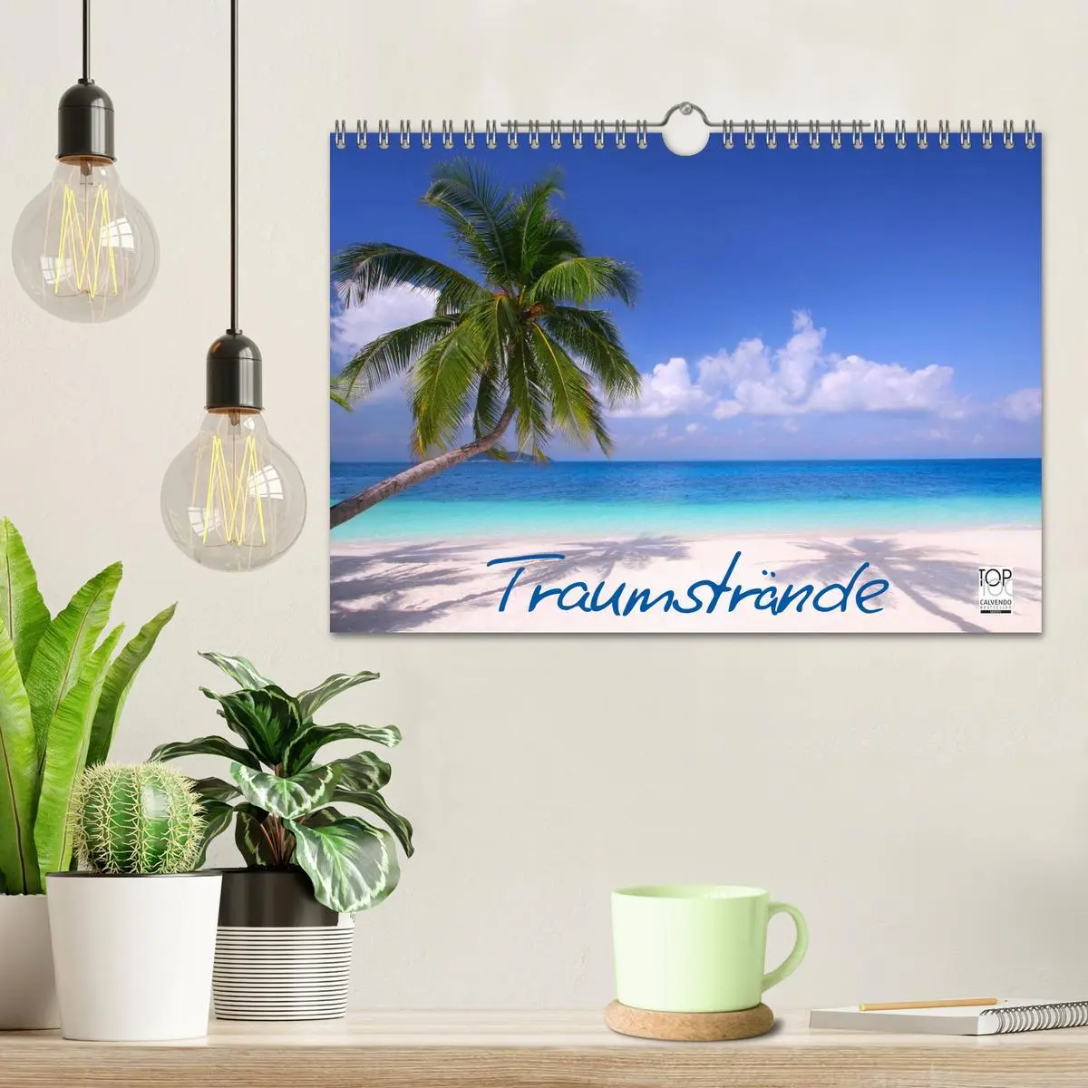 Bild: 9783516152449 | Traumstrände (Wandkalender 2026 DIN A4 quer), CALVENDO Monatskalender