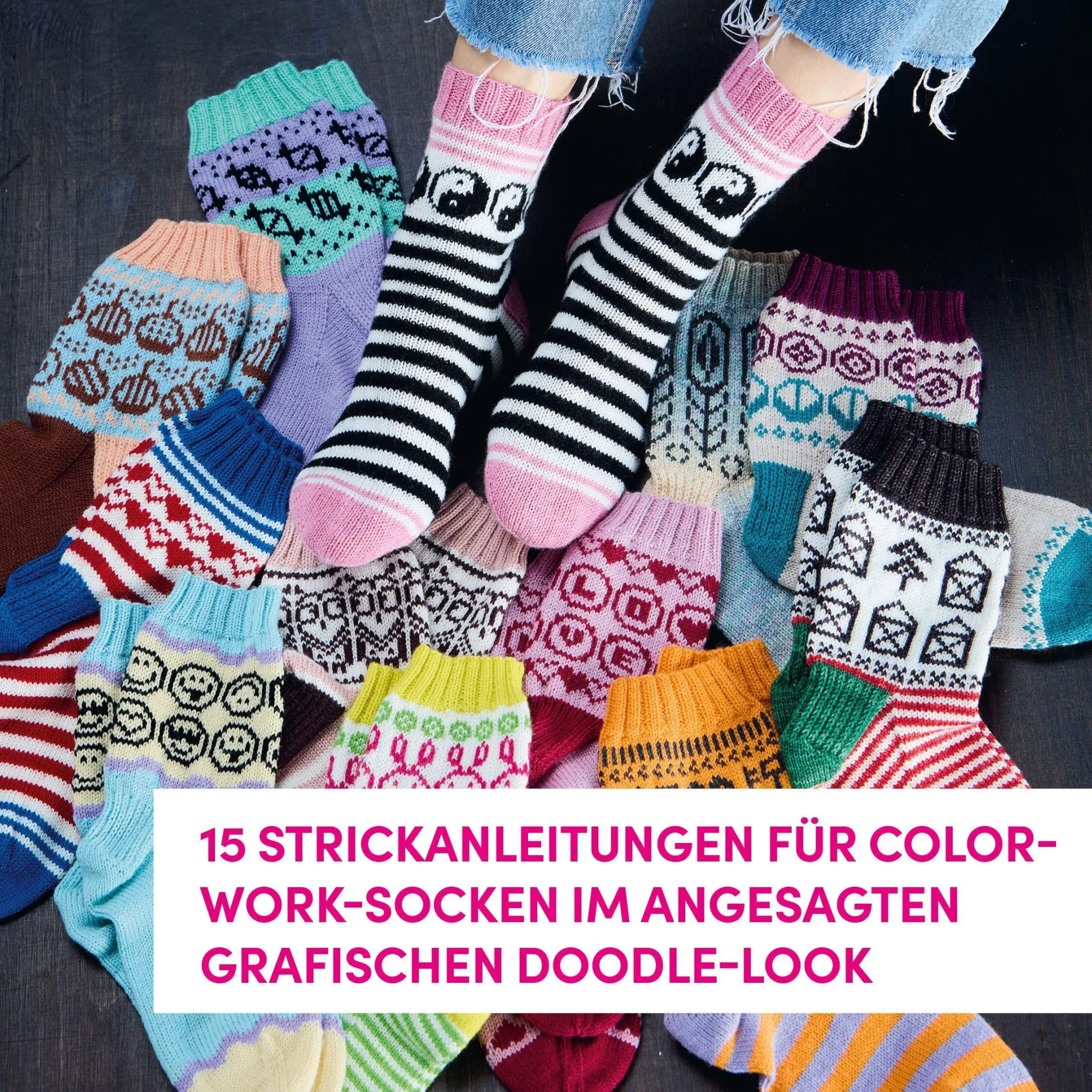 Bild: 9783735872449 | Colorwork-Socken stricken | Neue Muster mit der Jacquardtechnik | Buch