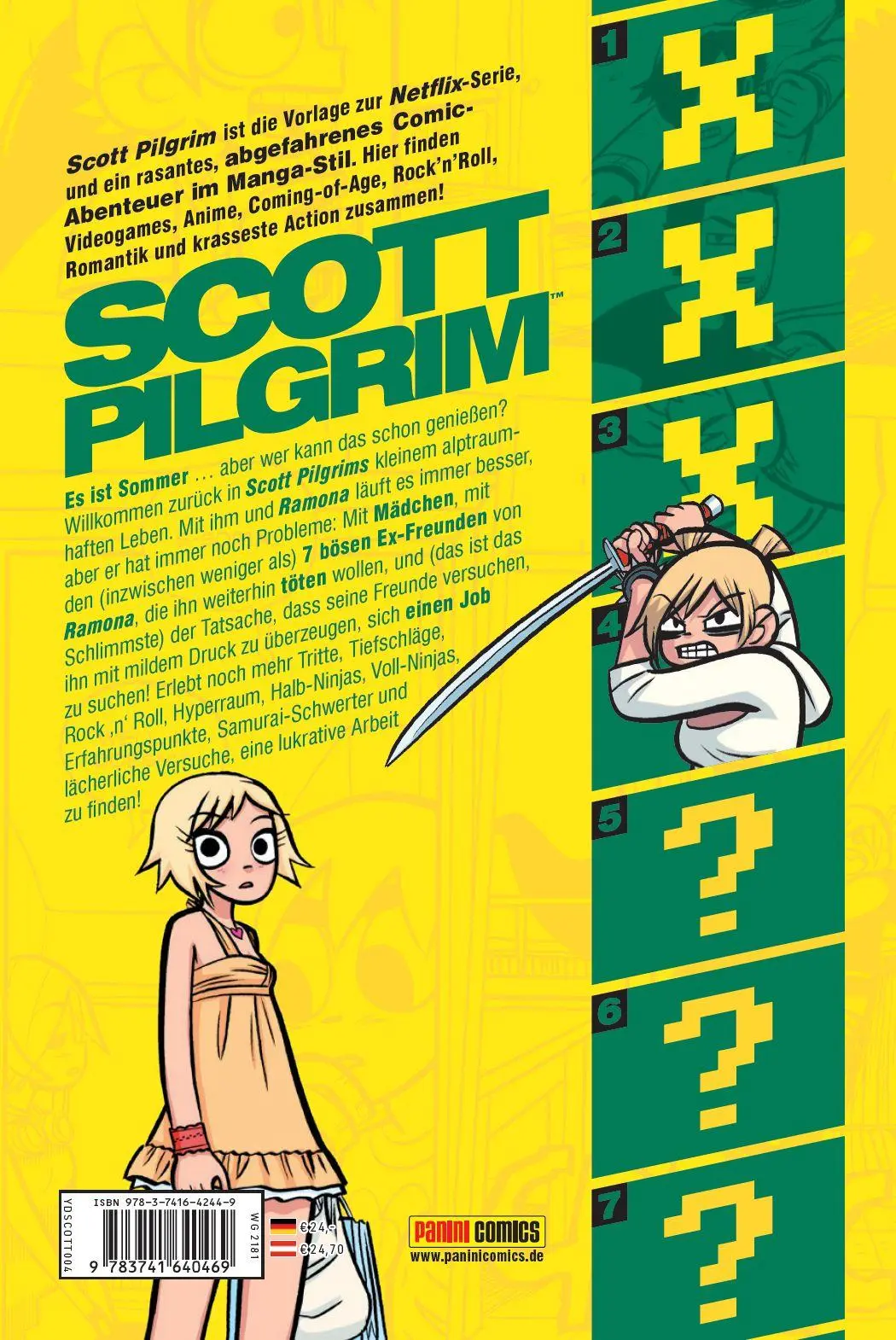 Rückseite: 9783741642449 | Scott Pilgrim | Bd. 4 (von 6): ... hat's voll drauf! | O'Malley | Buch