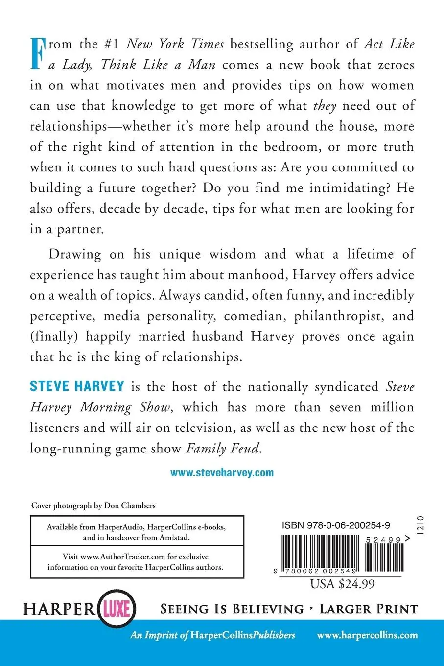 Rückseite: 9780062002549 | Straight Talk, No Chaser | How to Find, Keep, and Understand a Man