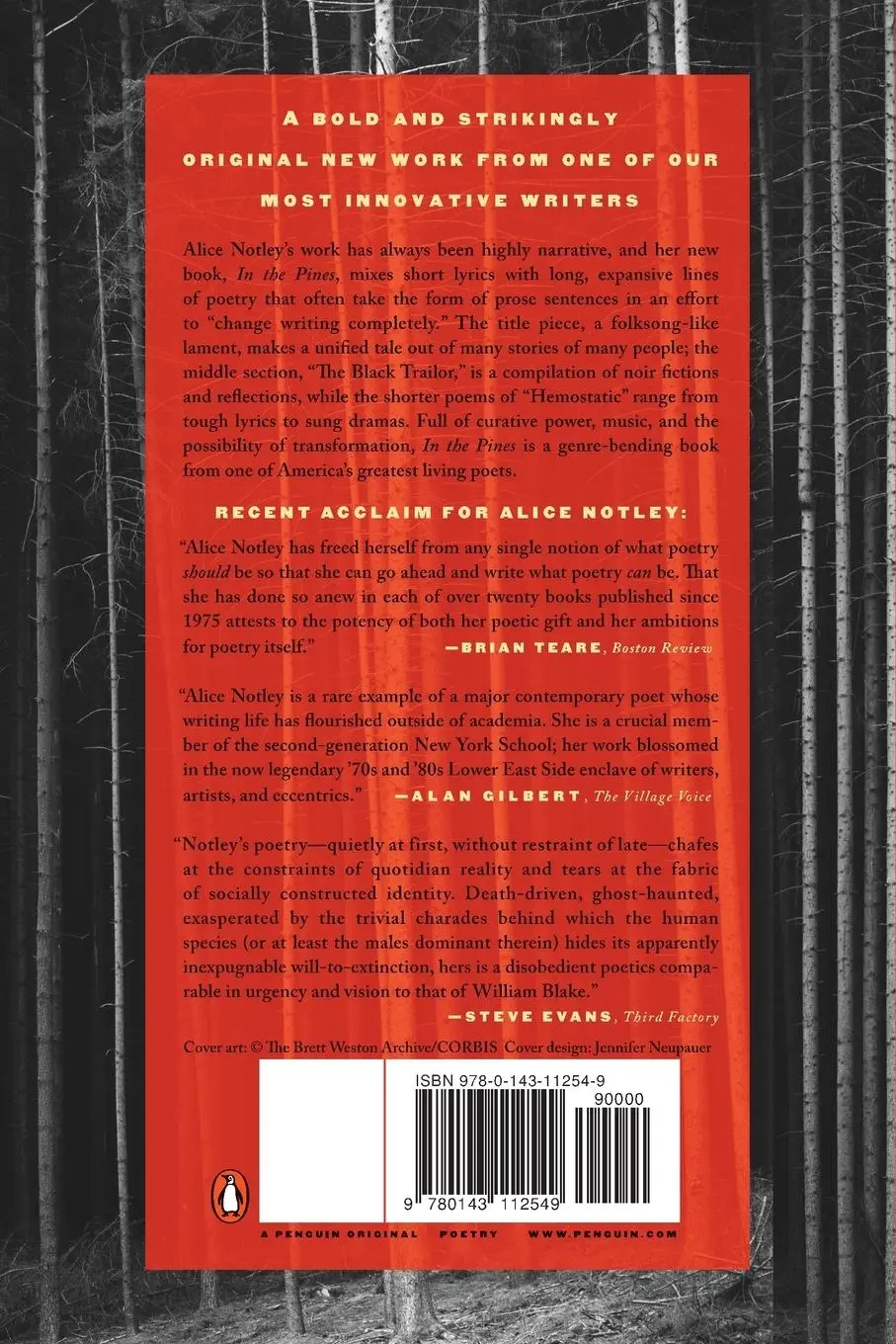 Rückseite: 9780143112549 | In the Pines | Alice Notley | Taschenbuch | Einband - flex.(Paperback)
