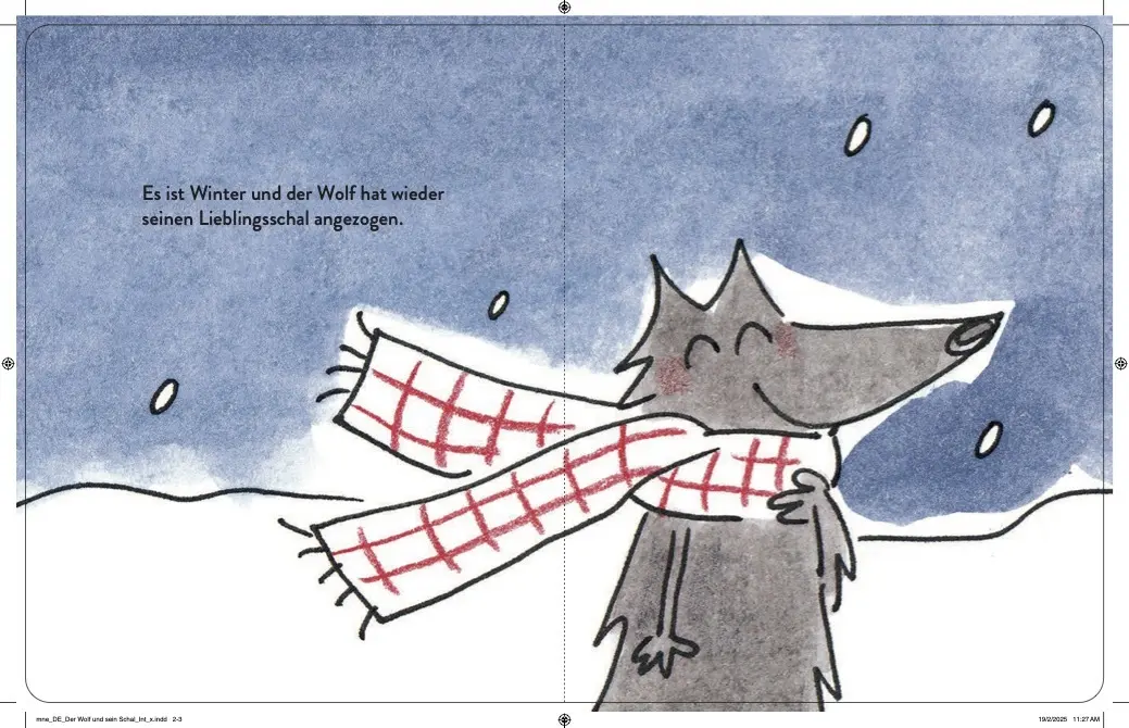 Rückseite: 9783039342549 | Der Wolf und sein Schal | Virginie Costa | Buch | 24 S. | Deutsch