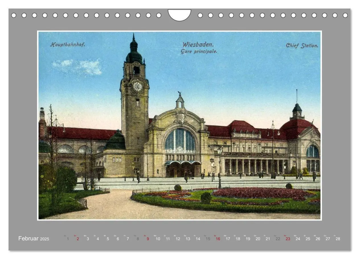 Bild: 9783435722549 | Historische Bahnhöfe (Wandkalender 2025 DIN A4 quer), CALVENDO...