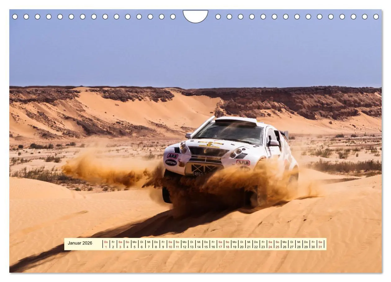 Bild: 9783457362549 | Faszination Wüstenrallye (Wandkalender 2026 DIN A4 quer), CALVENDO...