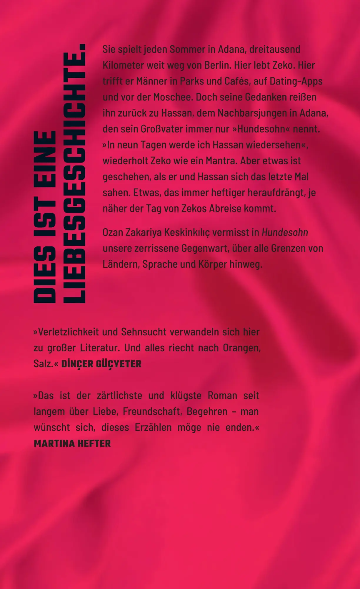 Rückseite: 9783518432549 | Hundesohn | Ozan Zakariya Keskinkiliç | Buch | 224 S. | Deutsch | 2025