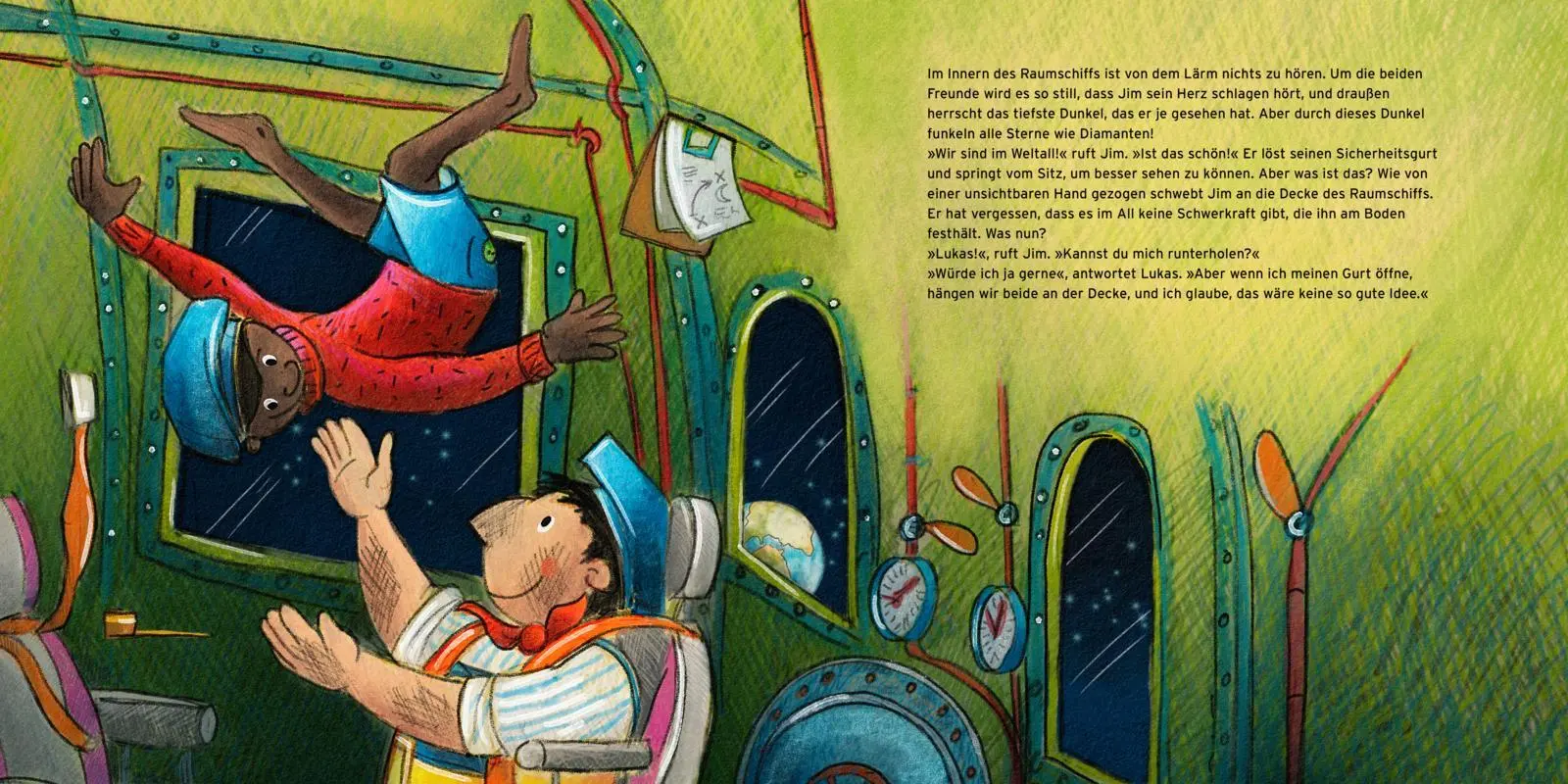 Bild: 9783522462549 | Jim Knopf und die Reise zum Mond | Michael Ende (u. a.) | Buch | 32 S.