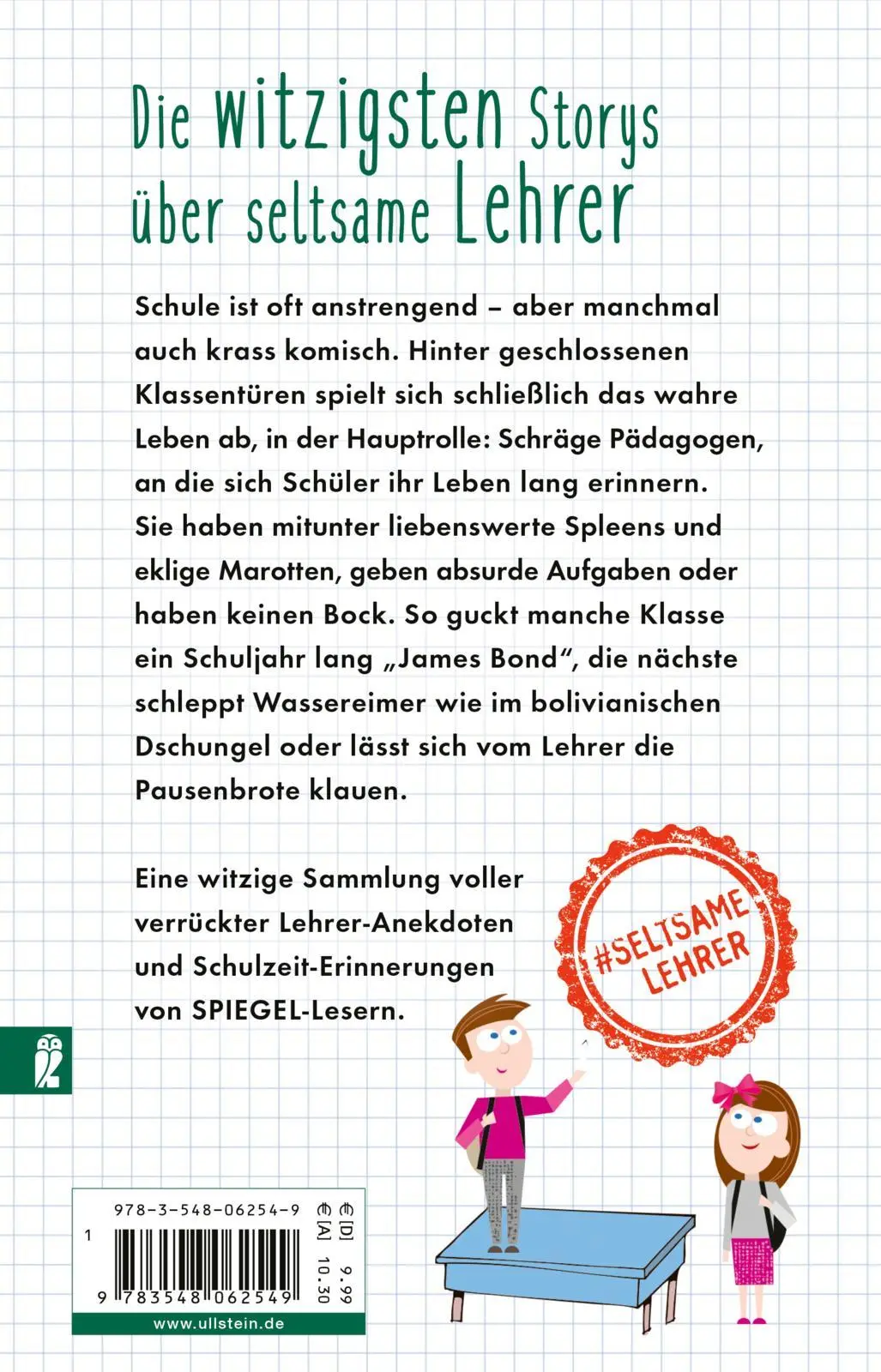 Rückseite: 9783548062549 | Unser Mathelehrer unterrichtet von draußen - damit er dabei rauchen...