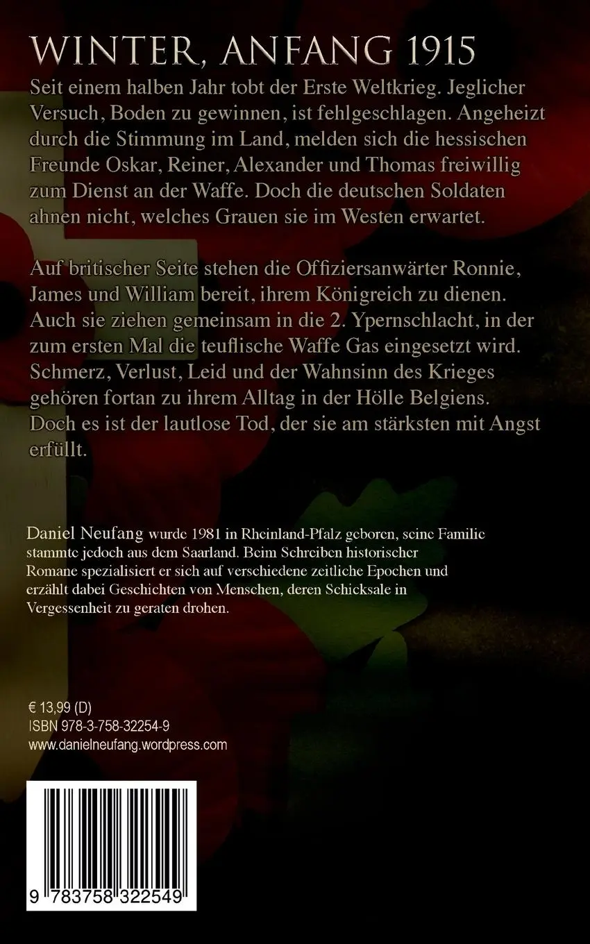 Rückseite: 9783758322549 | Ypern | Der lautlose Tod | Daniel Neufang | Taschenbuch | Paperback