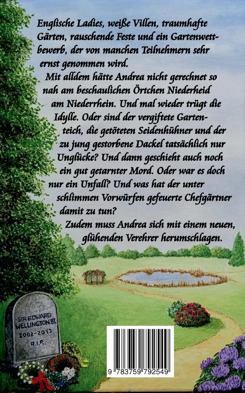 Rückseite: 9783759792549 | Von Gärtnern und Mördern | Andrea ermittelt (nur ganz wenig) | Fuchs