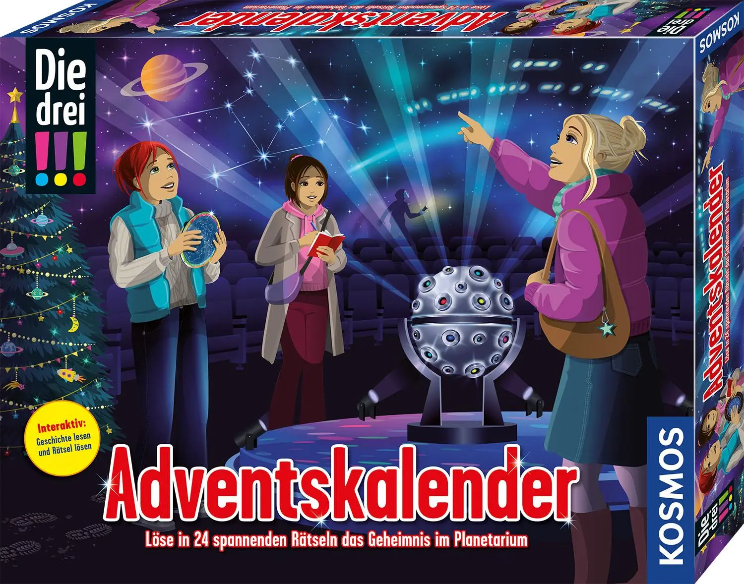 Cover: 4002051632649 | Die drei !!!- Adventskalender 2025 | Detektiv-Set | Scheller | Spiel