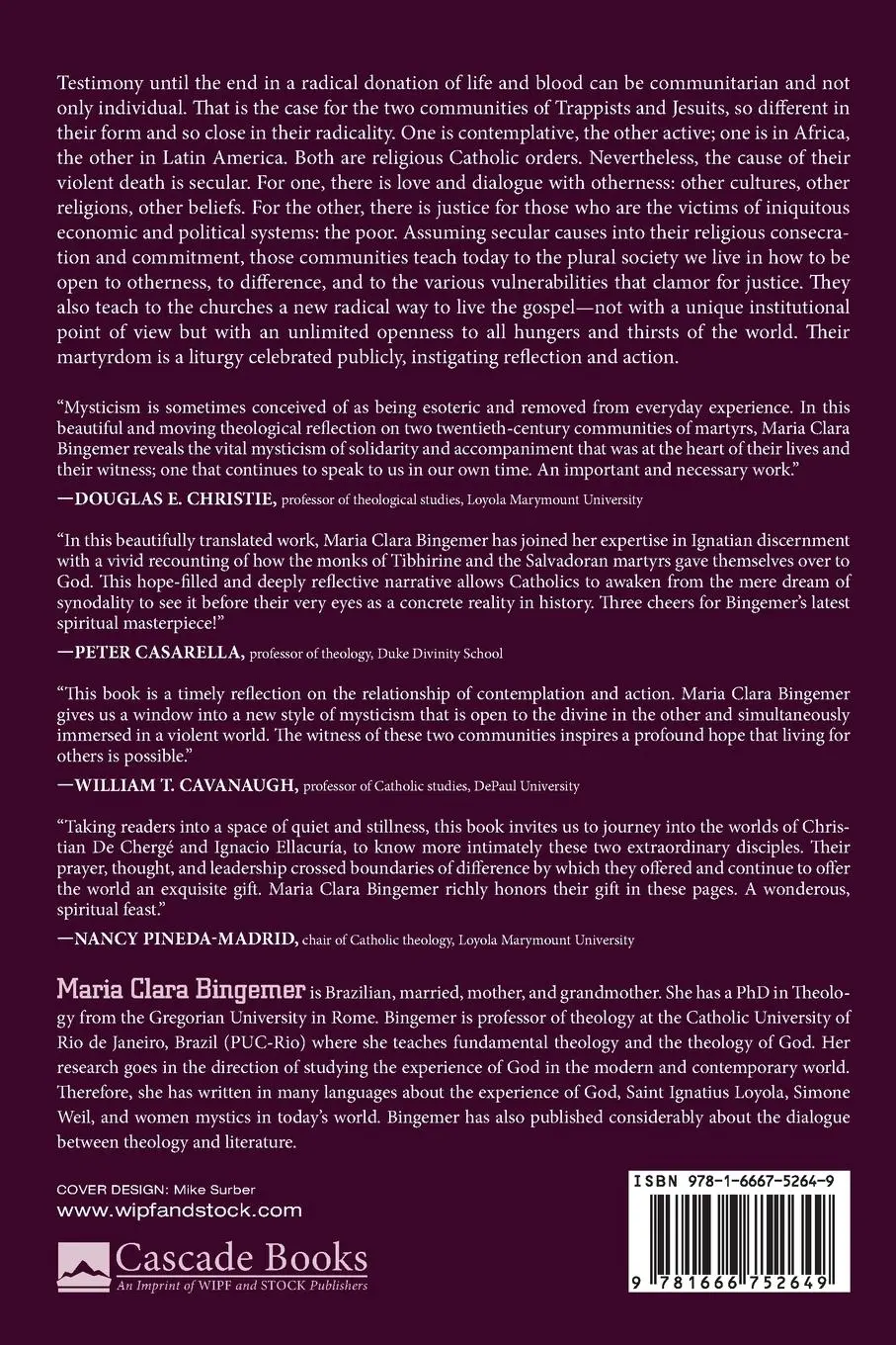 Rückseite: 9781666752649 | Mysticism and Witness in Koinonia | Maria Clara Bingemer | Taschenbuch