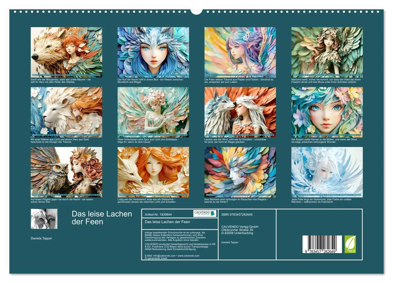 Bild: 9783457282649 | Das leise Lachen der Feen (hochwertiger Premium Wandkalender 2026...