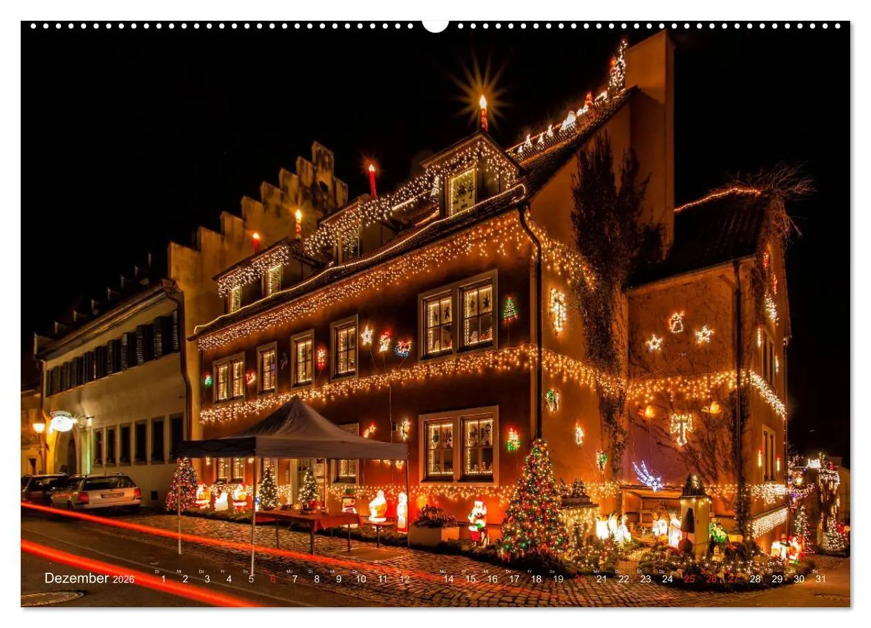 Bild: 9783516062649 | Unterfranken bei Nacht (hochwertiger Premium Wandkalender 2026 DIN...