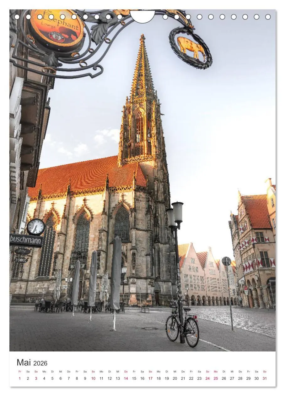 Bild: 9783516372649 | Münster - Stadt und Natur (Wandkalender 2026 DIN A4 hoch), CALVENDO...