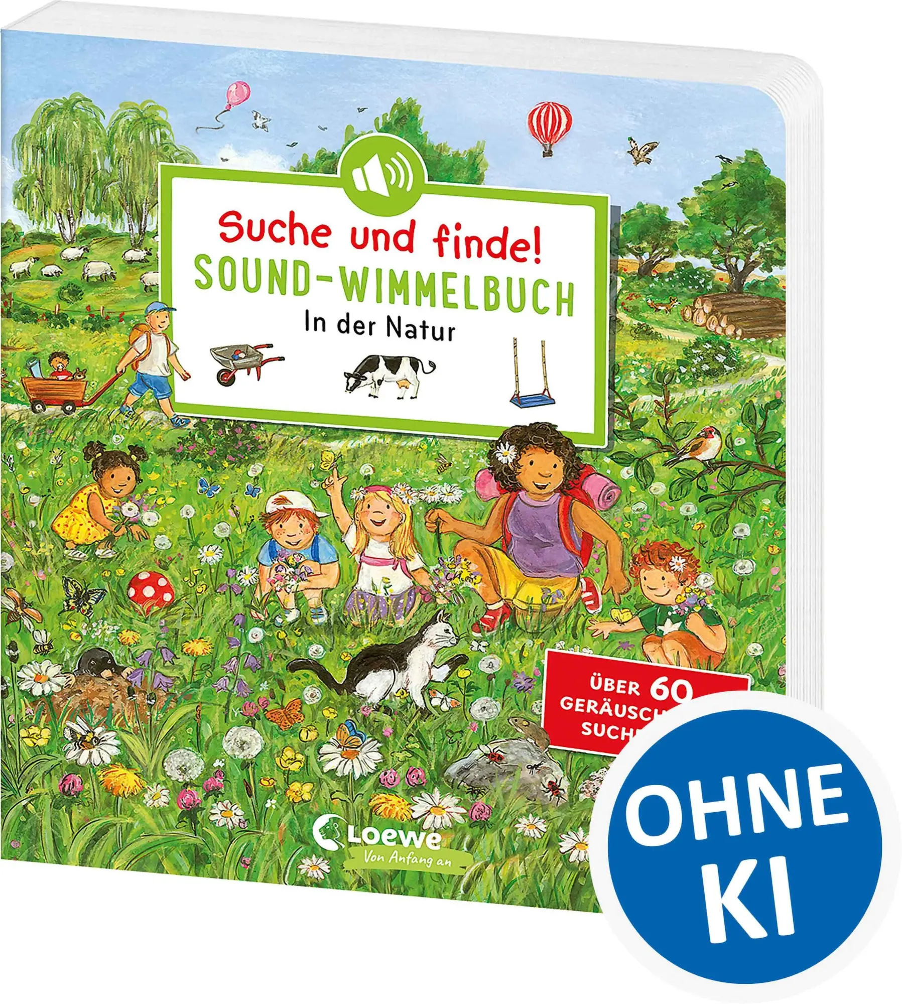 Cover: 9783743222649 | Suche und finde! Sound-Wimmelbuch - In der Natur | Christine Kugler
