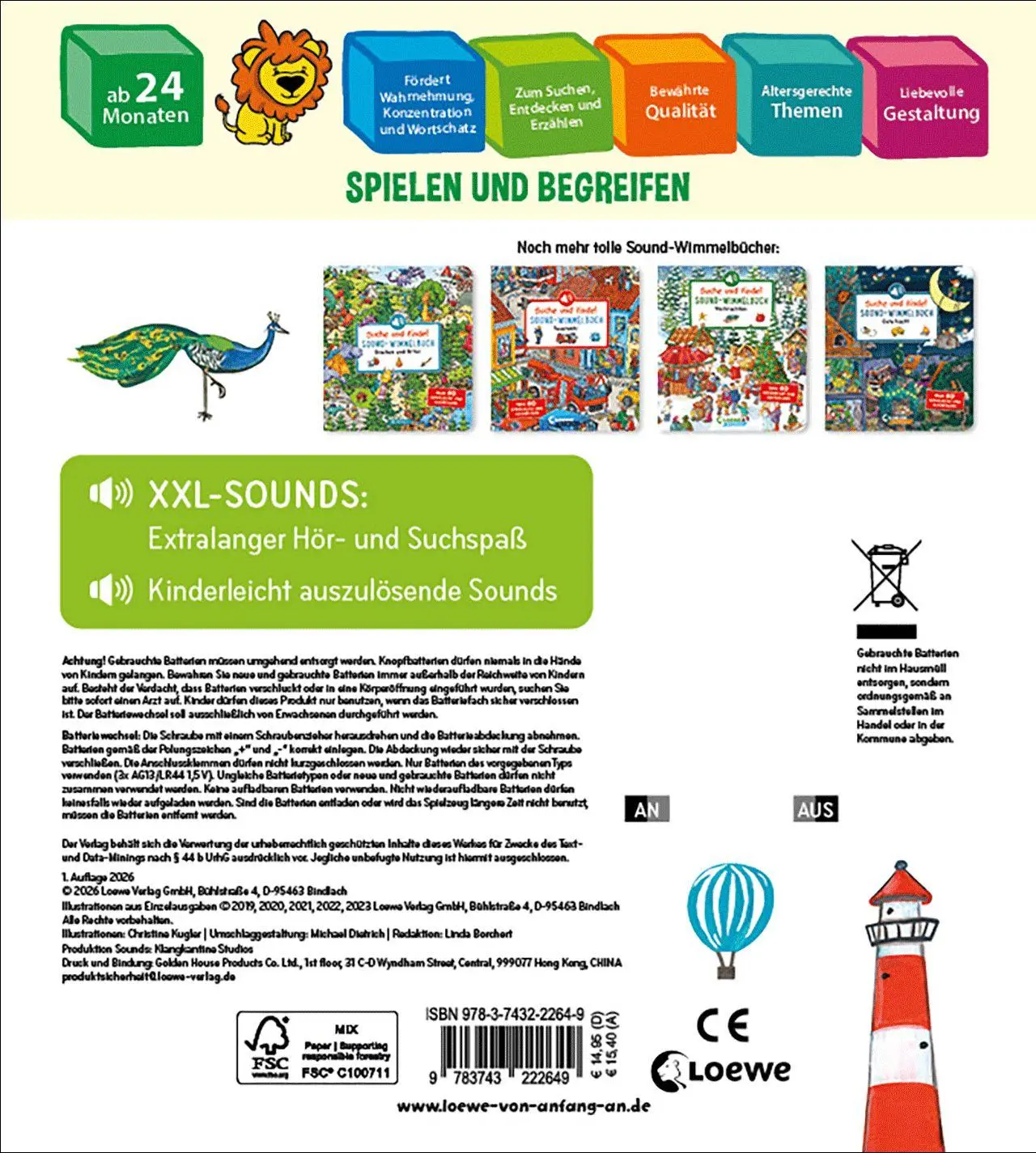 Bild: 9783743222649 | Suche und finde! Sound-Wimmelbuch - In der Natur | Christine Kugler