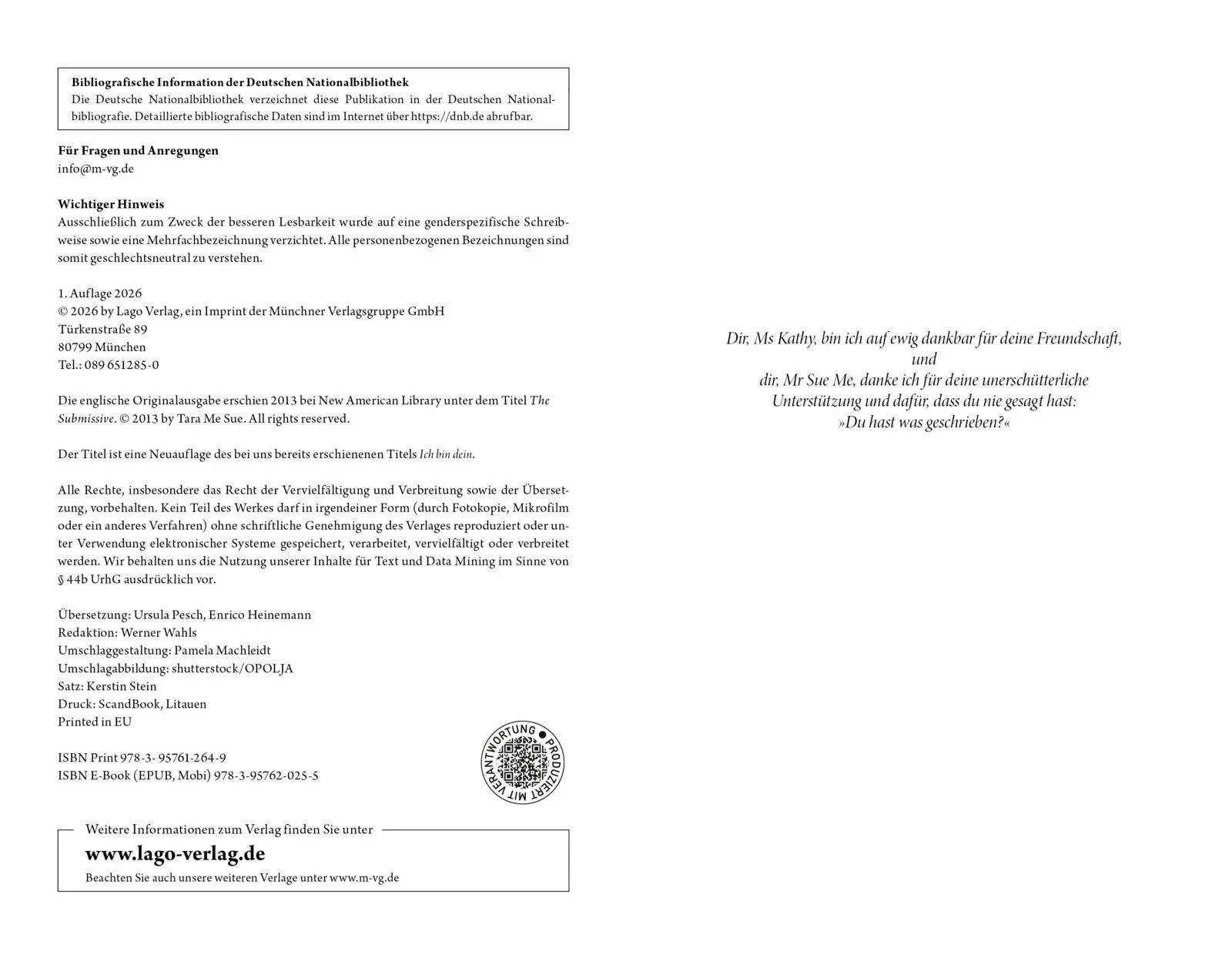 Bild: 9783957612649 | The Weekend Contract | Ich bin dein Verbotene CEO-Romance in New York