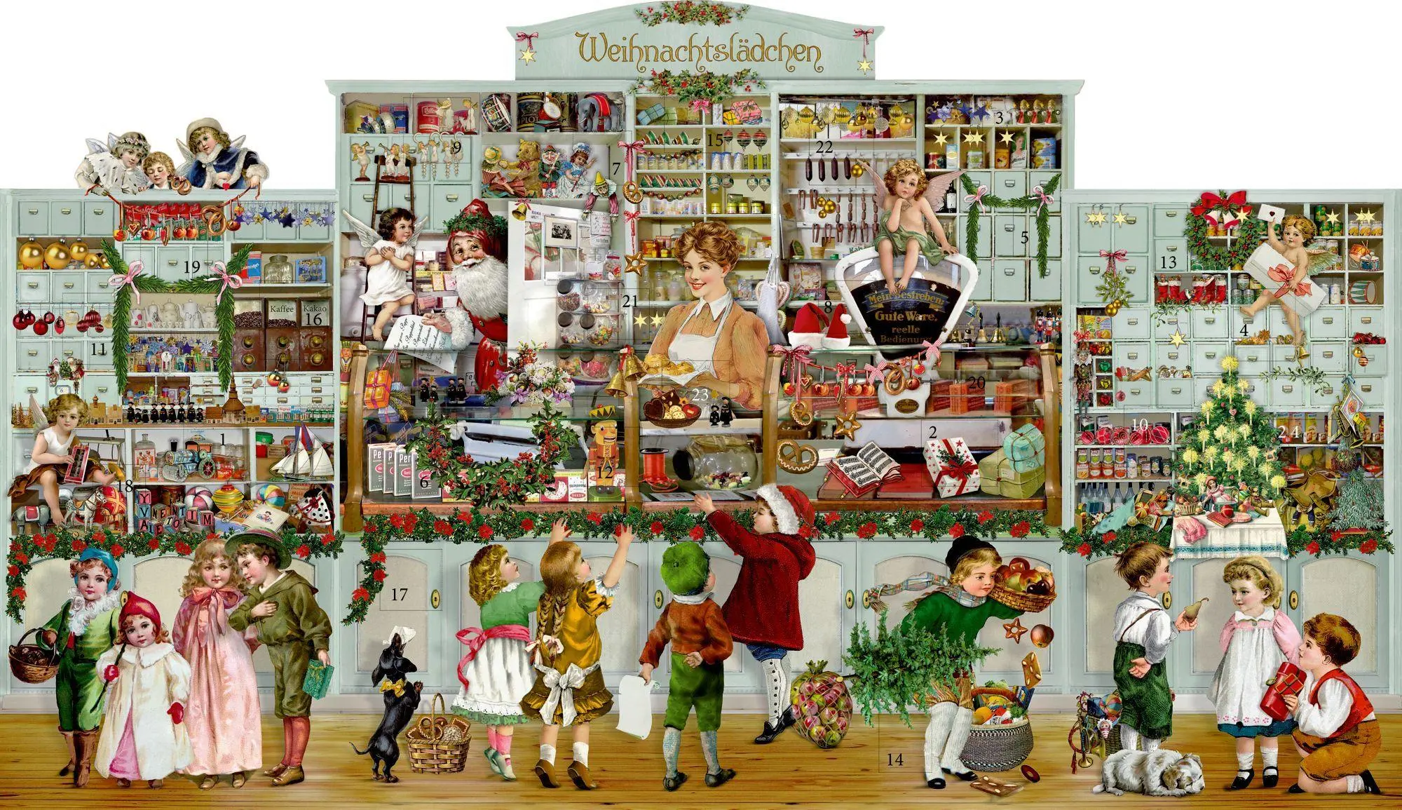 Cover: 4050003972749 | Aufstell-Adventskalender - Das Weihnachtslädchen | Barbara Behr | 1 S.