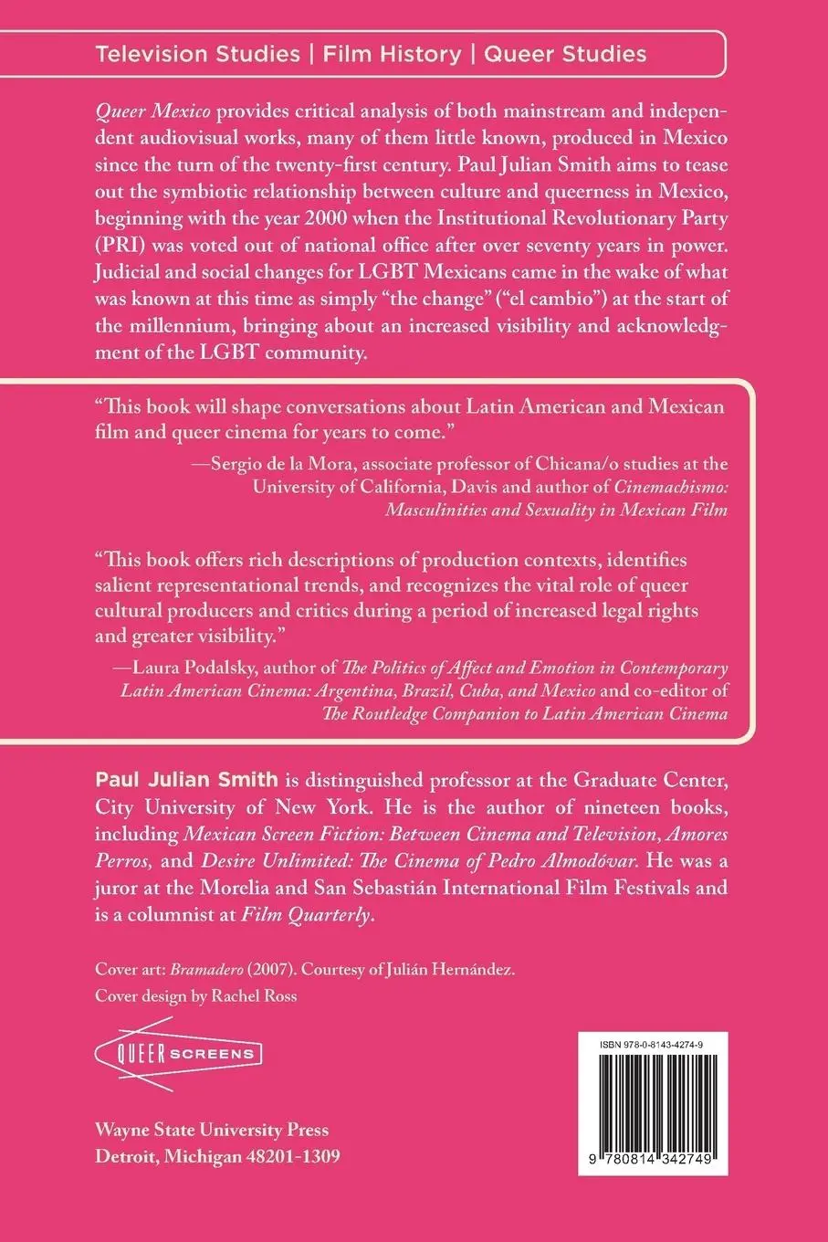 Rückseite: 9780814342749 | Queer Mexico | Cinema and Television Since 2000 | Paul Julian Smith