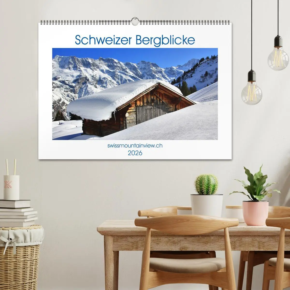 Bild: 9783457892749 | Schweizer Bergblicke (Wandkalender 2026 DIN A2 quer), CALVENDO...