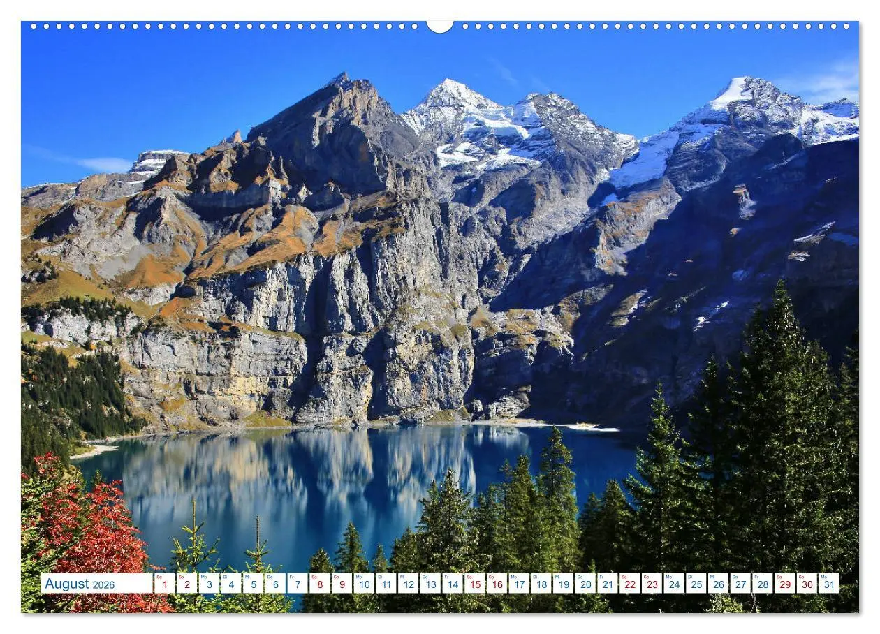 Bild: 9783457892749 | Schweizer Bergblicke (Wandkalender 2026 DIN A2 quer), CALVENDO...