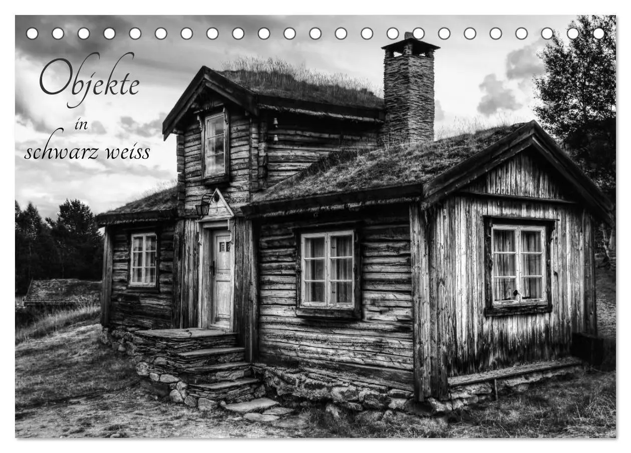 Cover: 9783516052749 | Objekte in schwarz weiss (Tischkalender 2026 DIN A5 quer), CALVENDO...