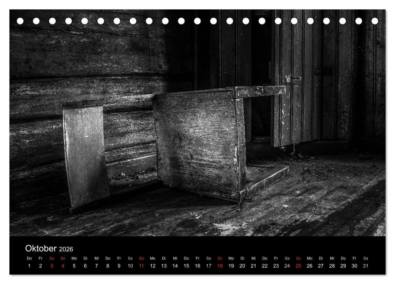 Bild: 9783516052749 | Objekte in schwarz weiss (Tischkalender 2026 DIN A5 quer), CALVENDO...