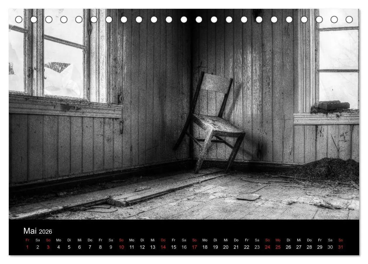 Bild: 9783516052749 | Objekte in schwarz weiss (Tischkalender 2026 DIN A5 quer), CALVENDO...