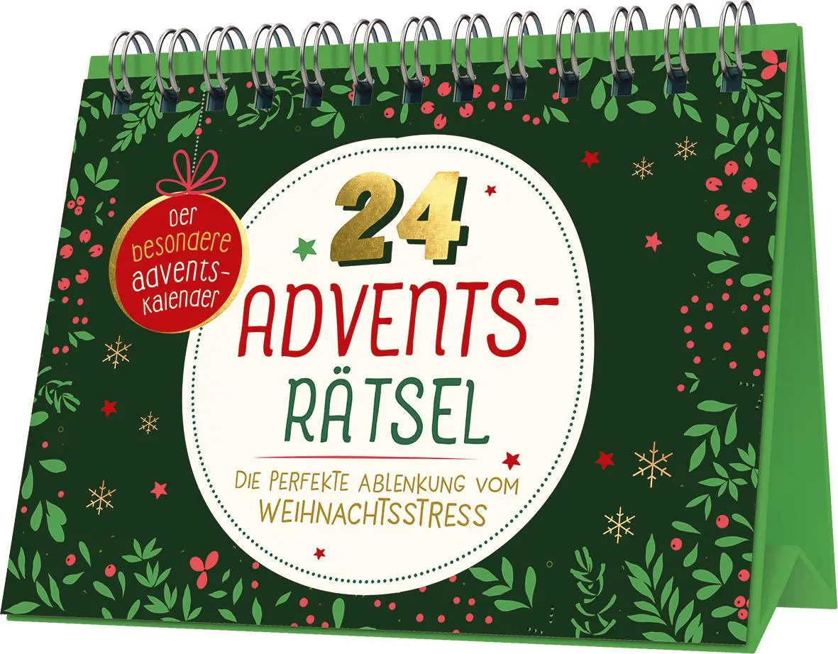 Cover: 9783625192749 | 24 Adventsrätsel Die perfekte Ablenkung vom Weihnachtsstress | Kiefer Cover: 9783625192749 | 24 Adventsrätsel Die perfekte Ablenkung vom Weihnachtsstress | Kiefer