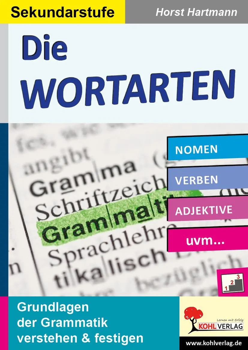 Cover: 9783960402749 | Die Wortarten / Sekundarstufe | Horst Hartmann | Taschenbuch | 56 S.