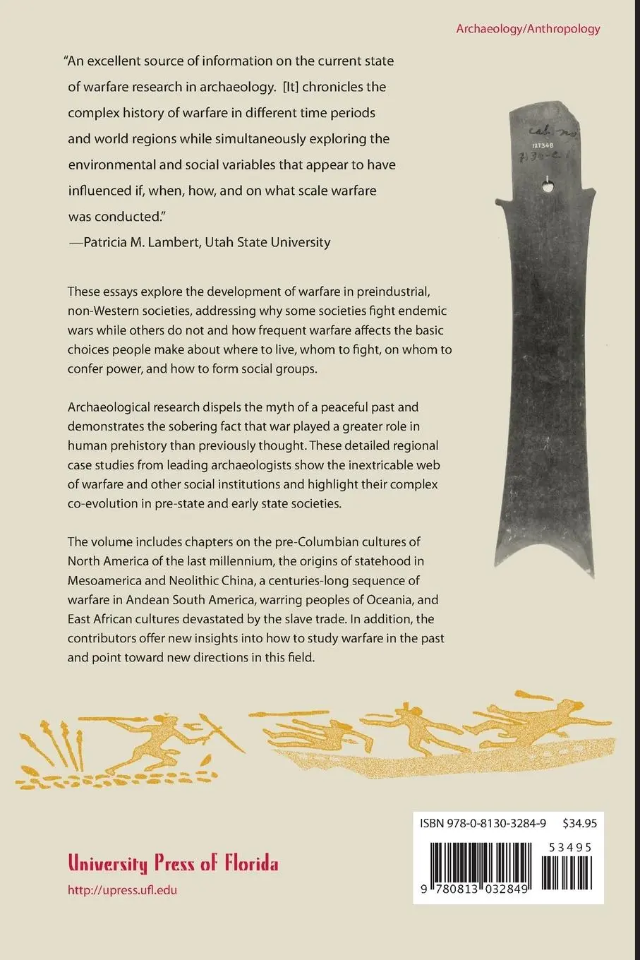 Rückseite: 9780813032849 | The Archaeology of Warfare | Prehistories of Raiding and Conquest