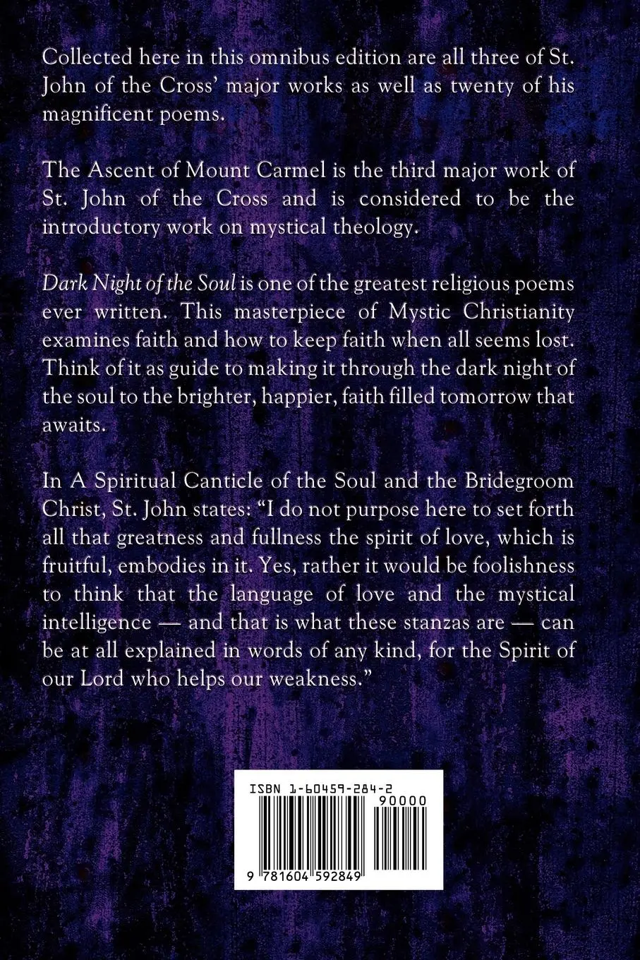 Rückseite: 9781604592849 | The Essential St. John of the Cross | Saint John Of The Cross | Buch