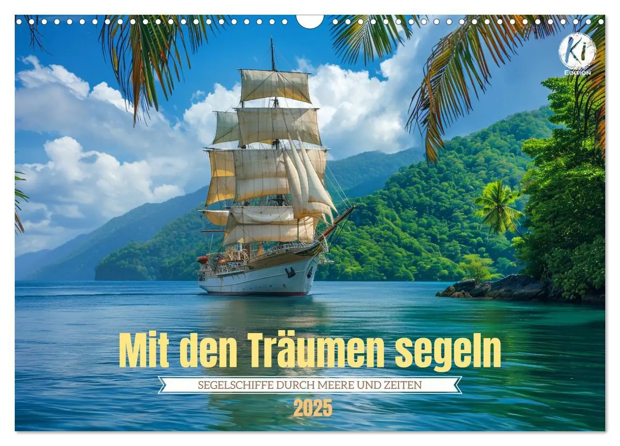 Cover: 9783435242849 | Mit den Träumen segeln (Wandkalender 2025 DIN A3 quer), CALVENDO...