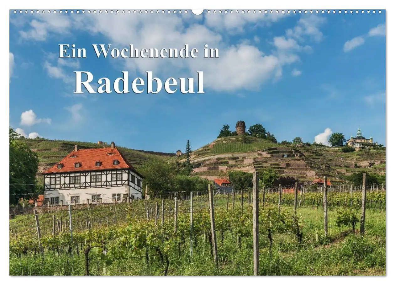 Cover: 9783516112849 | Ein Wochenende in Radebeul (Wandkalender 2026 DIN A2 quer),...