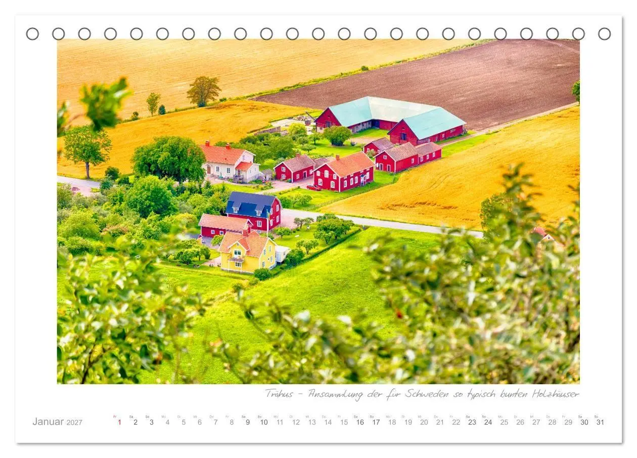 Bild: 9783569752849 | Sehnsucht Schweden - Elche, Natur und Urlaubsträume (Tischkalender...