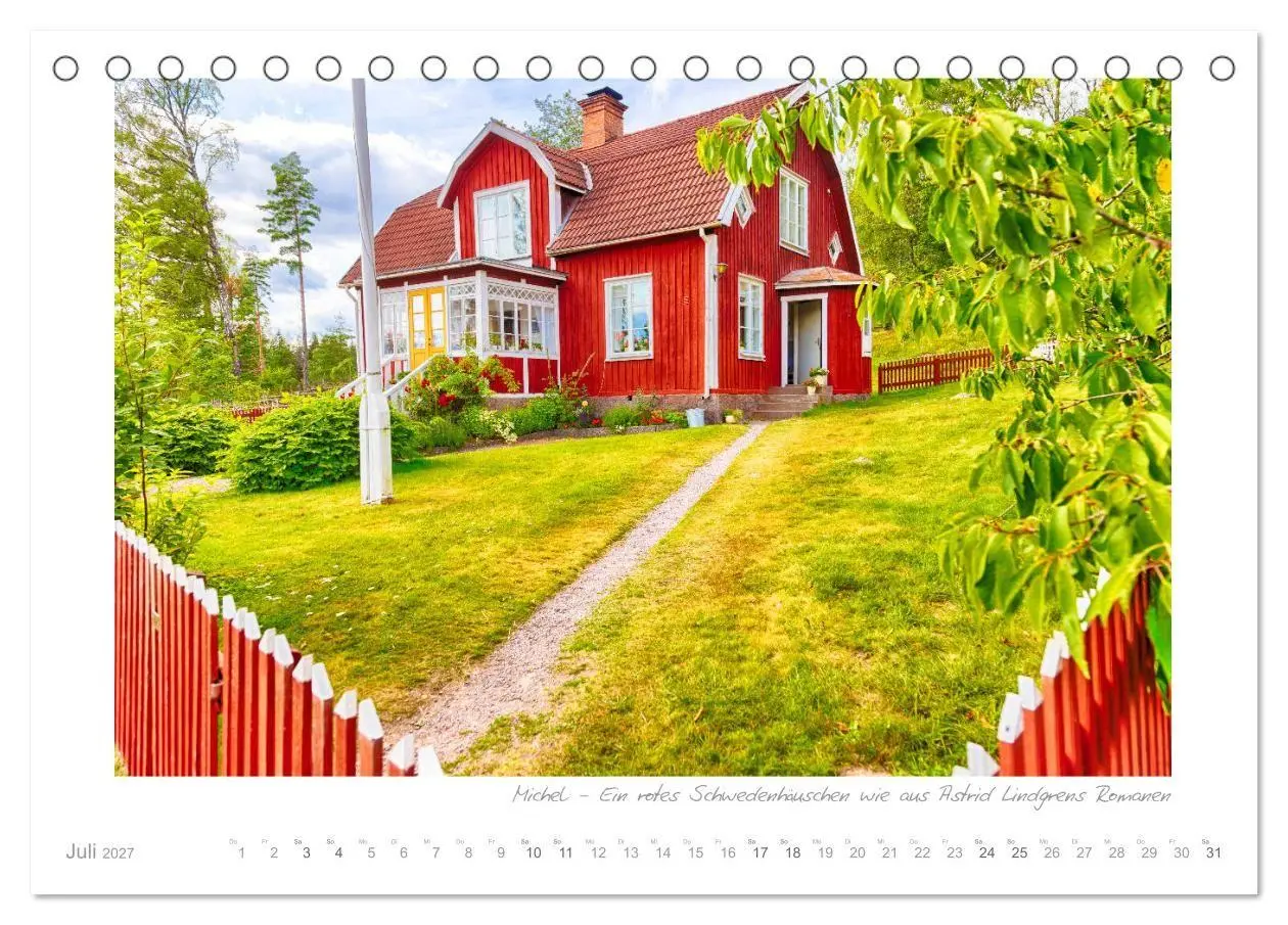 Bild: 9783569752849 | Sehnsucht Schweden - Elche, Natur und Urlaubsträume (Tischkalender...