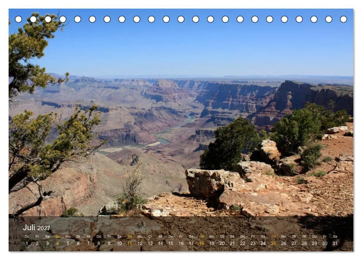 Bild: 9783569992849 | Der Südwesten der USA (Tischkalender 2027 DIN A5 quer), CALVENDO...