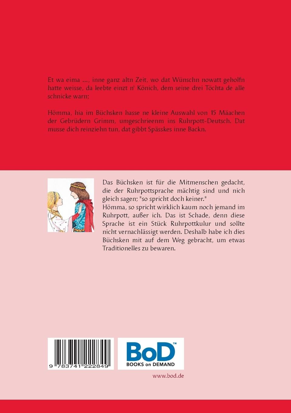 Rückseite: 9783741222849 | Märchen auf Ruhrpottisch | Band 1 | Michael Göbel | Taschenbuch | 2016