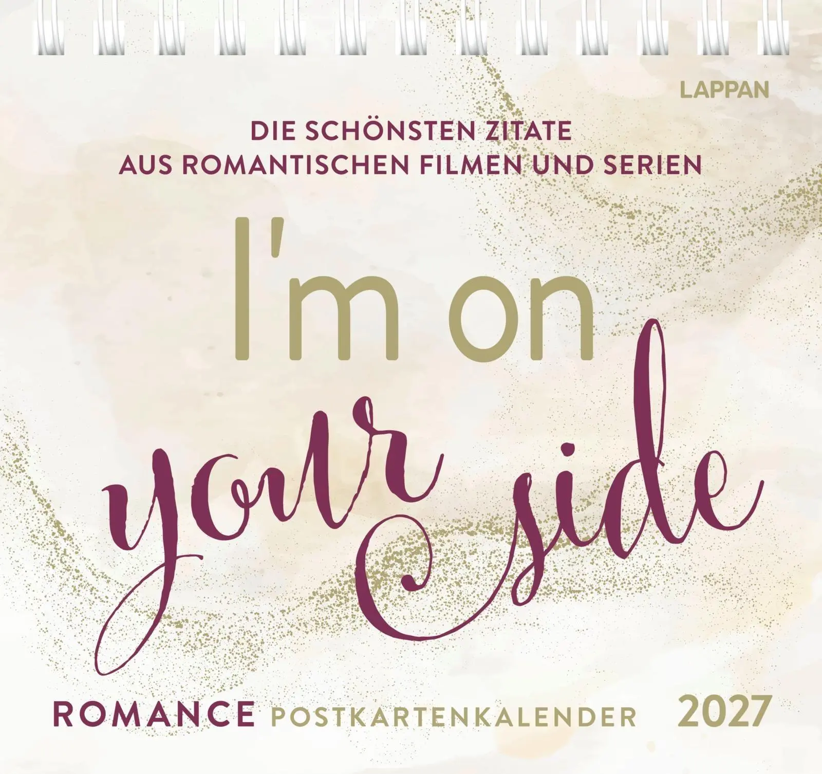 Cover: 9783830322849 | Romance-Postkartenkalender 2027 - I'm on your side | Lappan Verlag