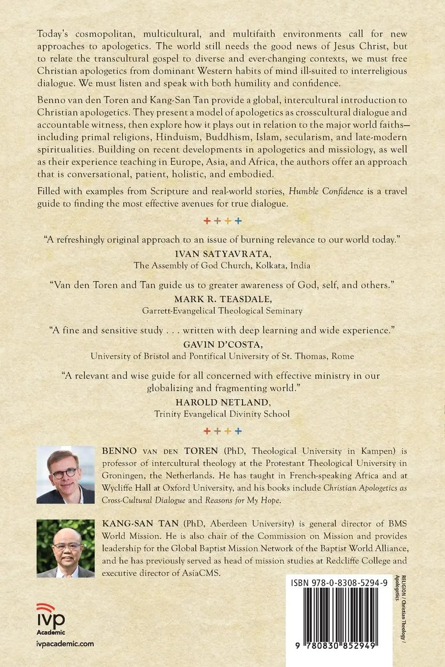 Rückseite: 9780830852949 | Humble Confidence | A Model for Interfaith Apologetics | Toren (u. a.)