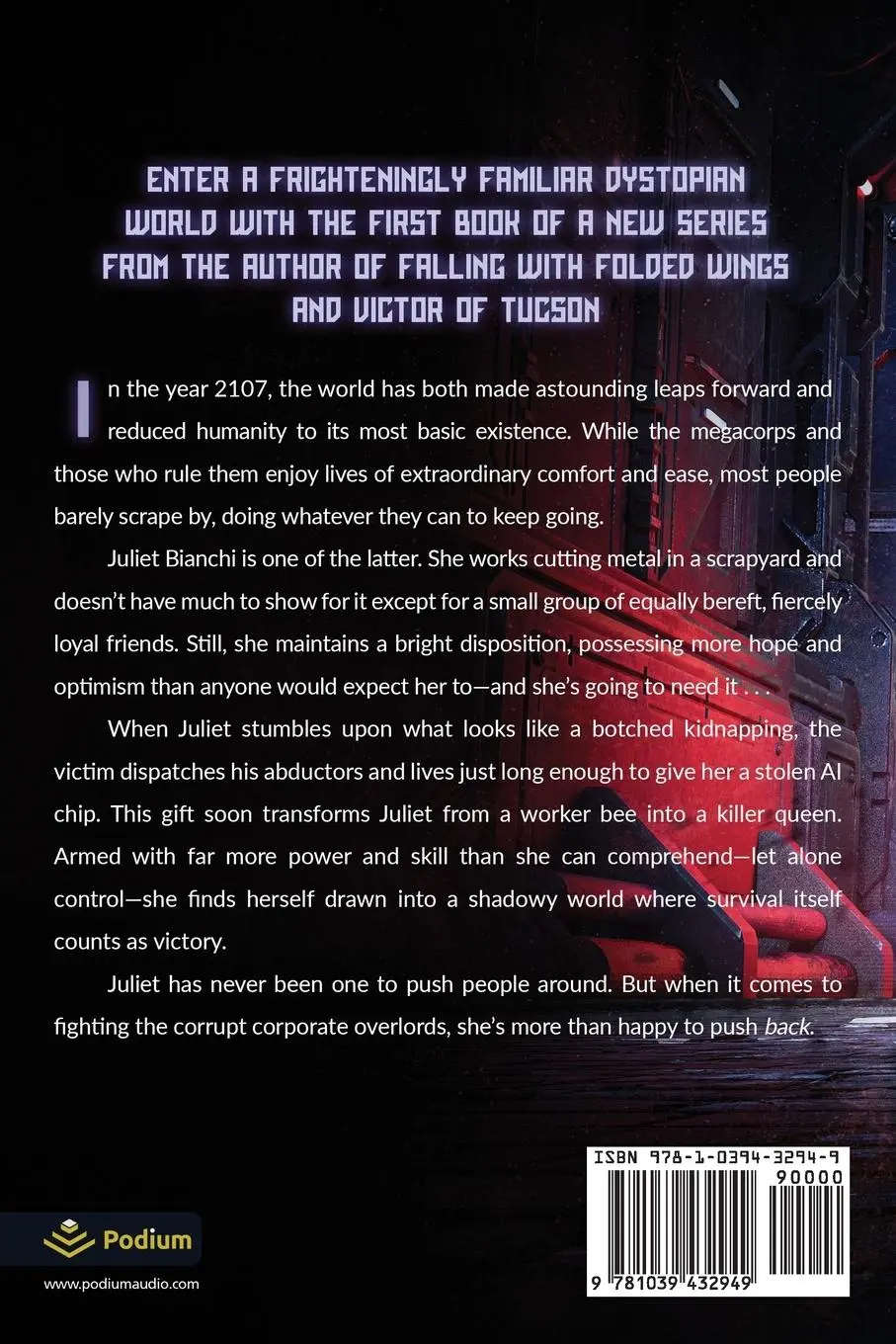 Rückseite: 9781039432949 | Electric Angel | A Dystopian Sci-Fi Adventure | Plum Parrot | Buch