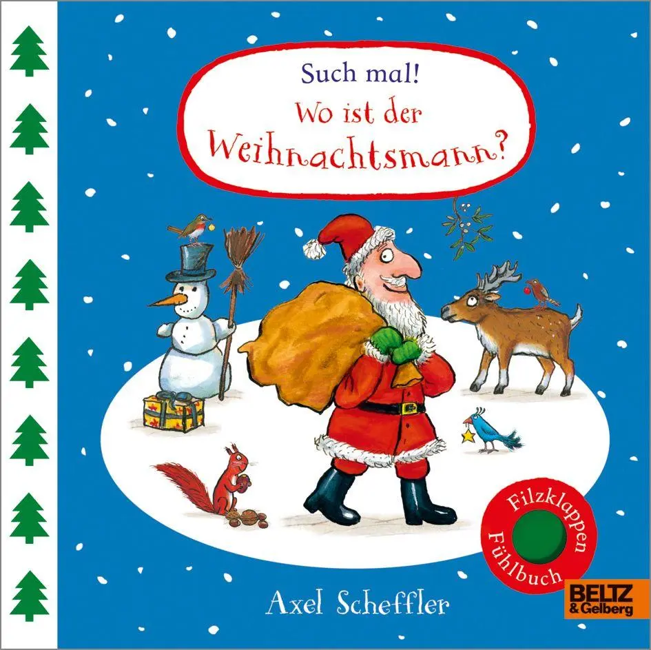Cover: 9783407752949 | Such mal! Wo ist der Weihnachtsmann? | Fühlbuch mit Filzklappen | Buch