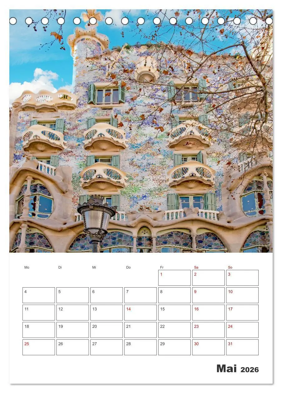 Bild: 9783516342949 | Barcelona - Urlaubsplaner (Tischkalender 2026 DIN A5 hoch),...