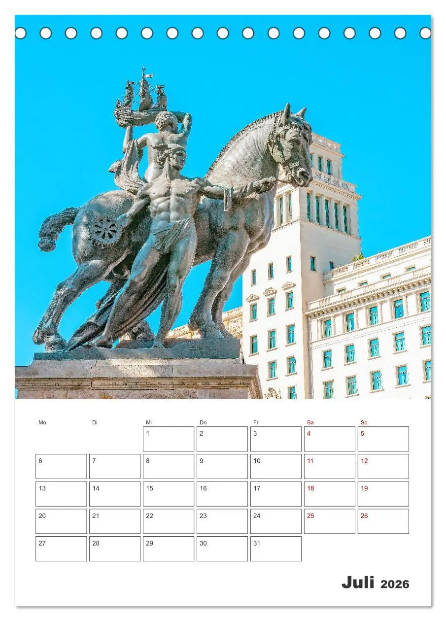 Bild: 9783516342949 | Barcelona - Urlaubsplaner (Tischkalender 2026 DIN A5 hoch),...
