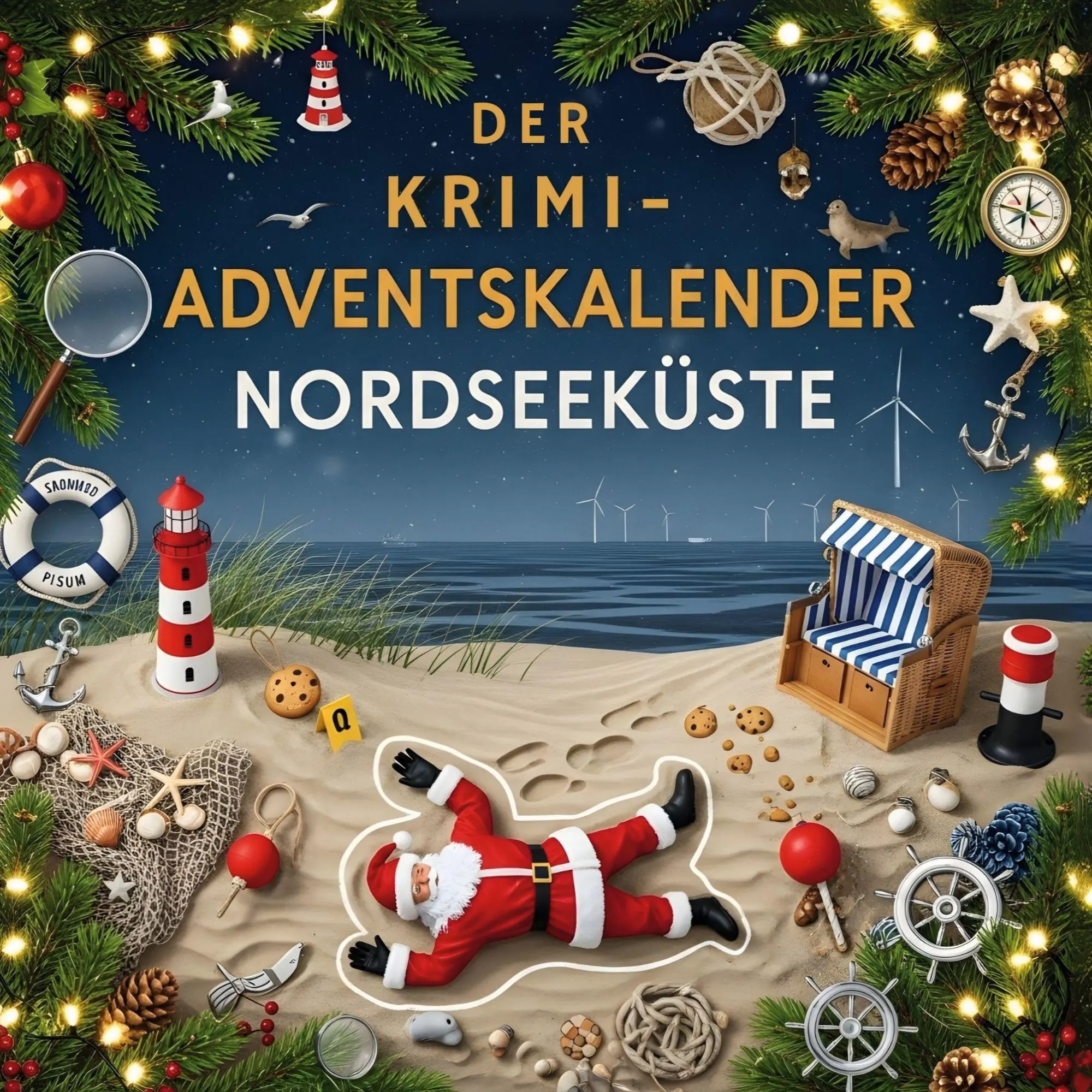 Cover: 9783695302949 | Der Krimi-Adventskalender Nordseeküste | Mordsverdächtig in 24 Akten