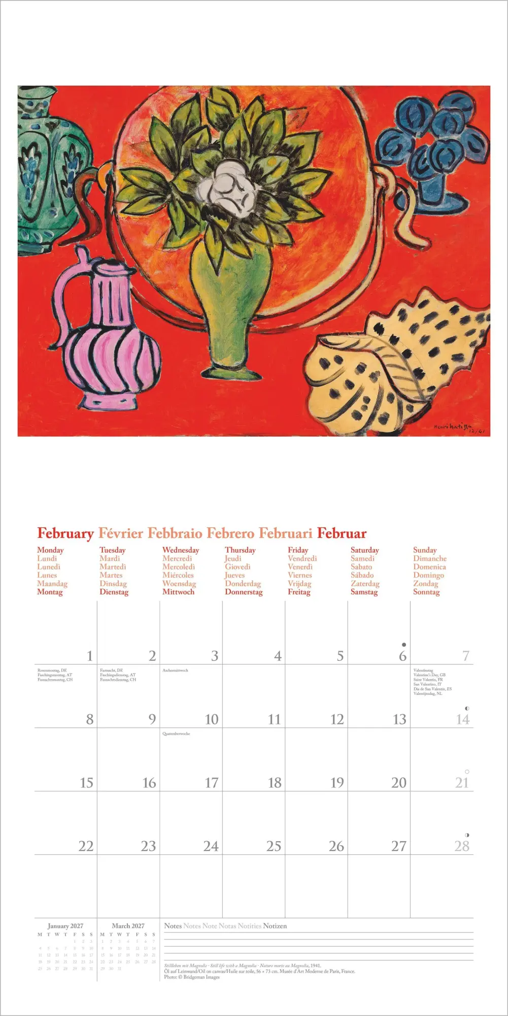 Bild: 4069095013049 | Henri Matisse 2027 | Neumann Verlage GmbH &amp; Co KG | Kalender | 14 S.