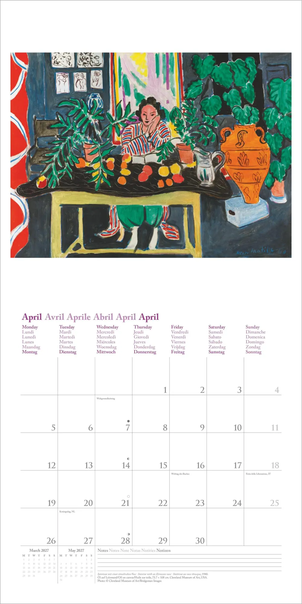 Bild: 4069095013049 | Henri Matisse 2027 | Neumann Verlage GmbH &amp; Co KG | Kalender | 14 S.