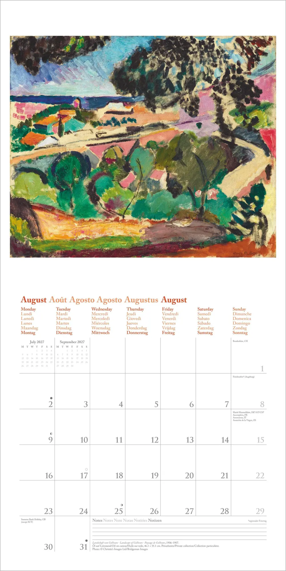 Bild: 4069095013049 | Henri Matisse 2027 | Neumann Verlage GmbH &amp; Co KG | Kalender | 14 S.