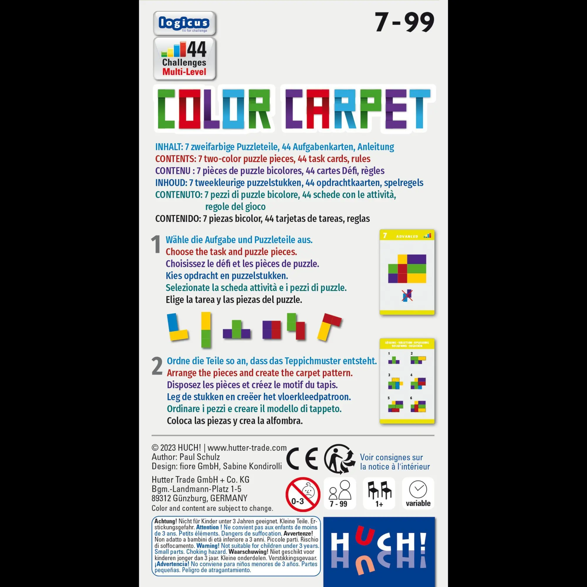 Bild: 4260071883049 | Color Carpet | Paul Schulz | Spiel | 883049 | Deutsch | 2024 | HUCH!